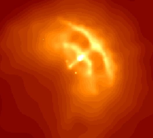 Vela Pulsar estrella de neutrones-Ring-Jet