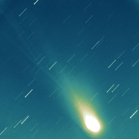 Caudas Of Comet LINEAR