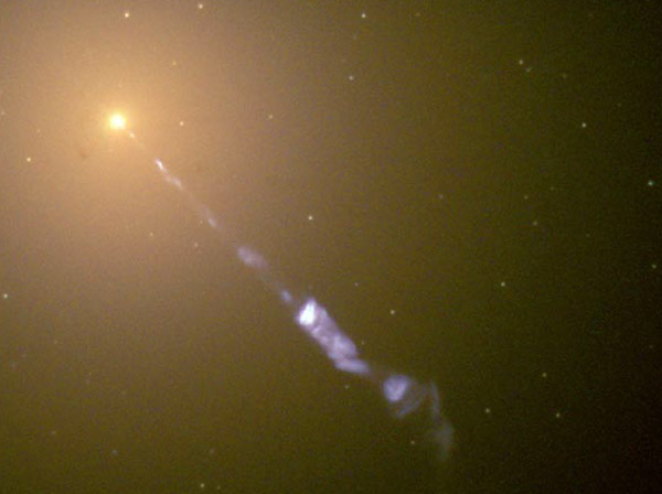 Black hole indigestion:  the M87 Jet