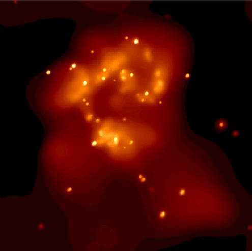 X-Rays Du Antennes Galaxies
