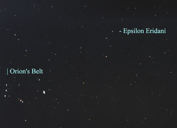Proximité Star Epsilon Eridani Formé d'un Planète