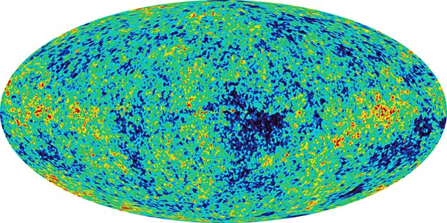 Anisotropia da radiação cósmica de fundo - WMAP, 2003