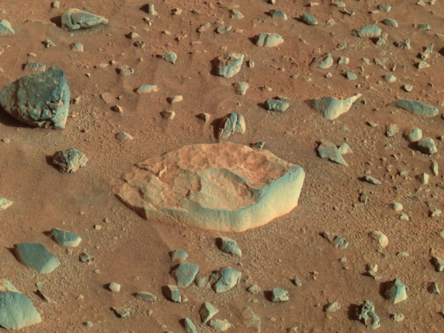White Boat Rock en Marte