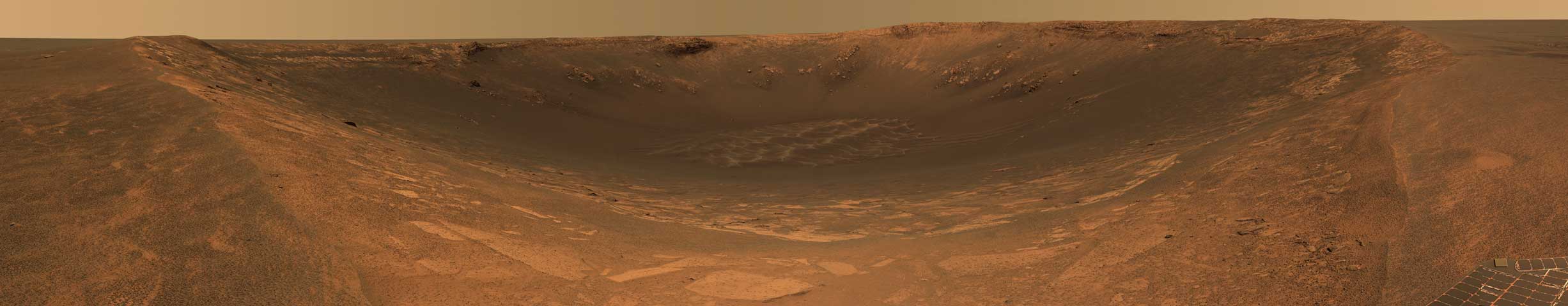 Cratère Endurance sur Mars