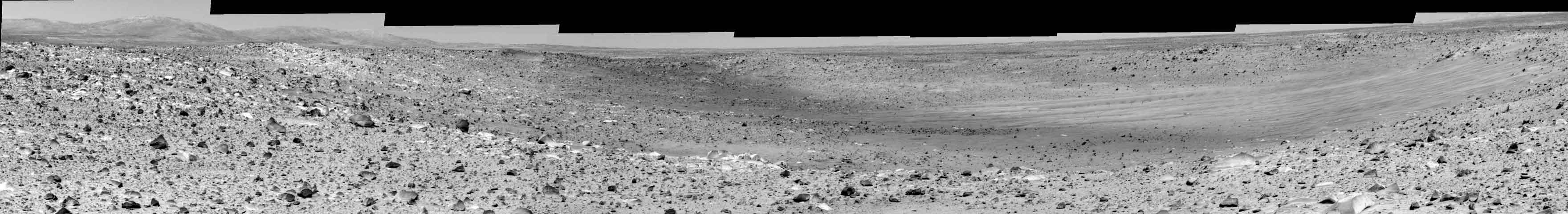 Missoula Cratera em Marte