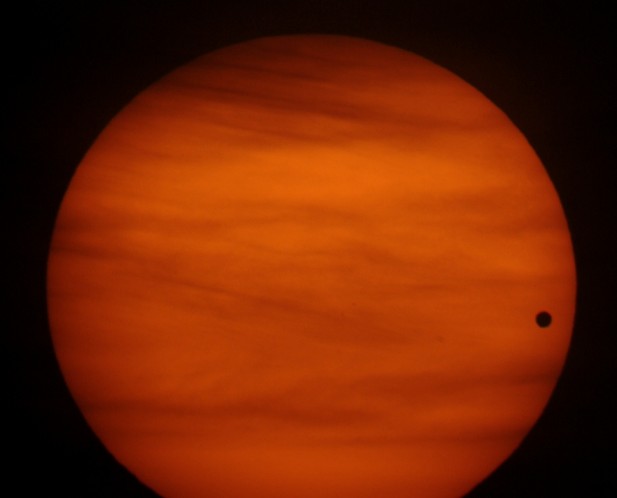 Venus Transit em Sunrise