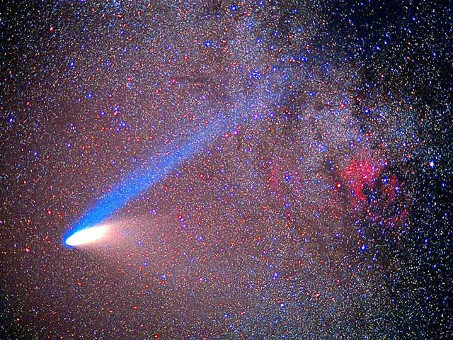 El Cometa Hale Bopp y la Nebulosa de América del Norte