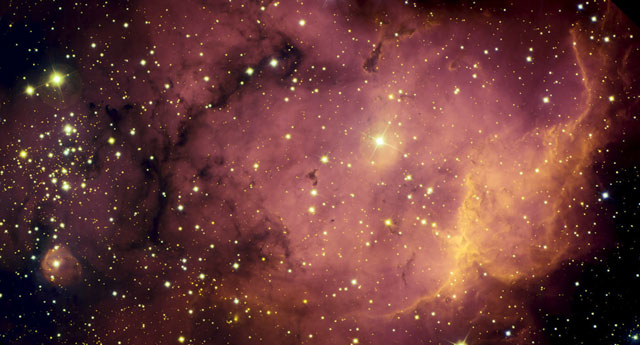 NGC 2467 à partir de gaz à Etoiles