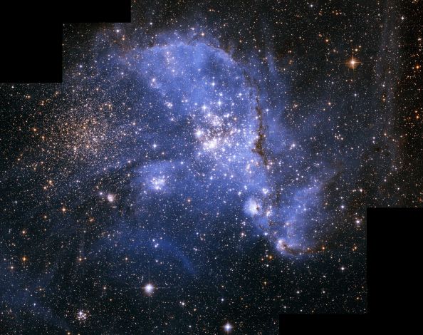 NGC 346 dans le petit nuage de
Magellan
