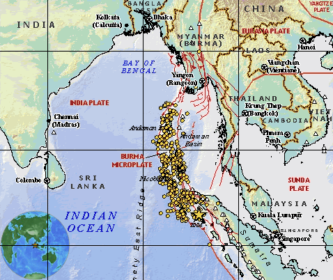 Los poderosos Sumatra Islas Andamán Terremoto