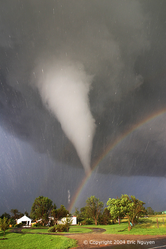 Tornado - Rainbow Optical Illusion Image?