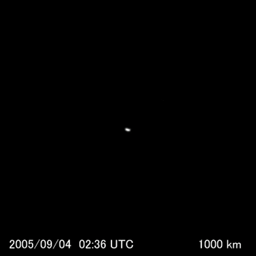 Approaching Asteroid Itokawa