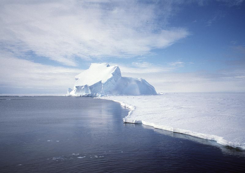 La disminución de la Tierra manto de hielo antártico