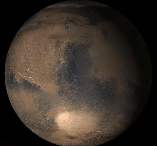 Do Norte Primavera em Marte