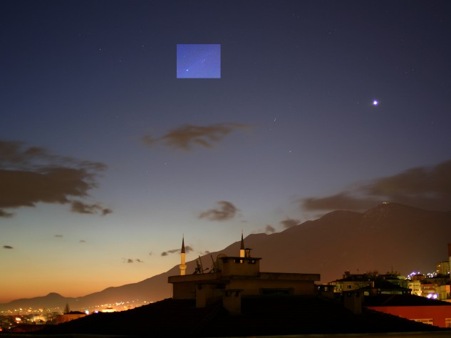Vênus e Comet Pojmanski