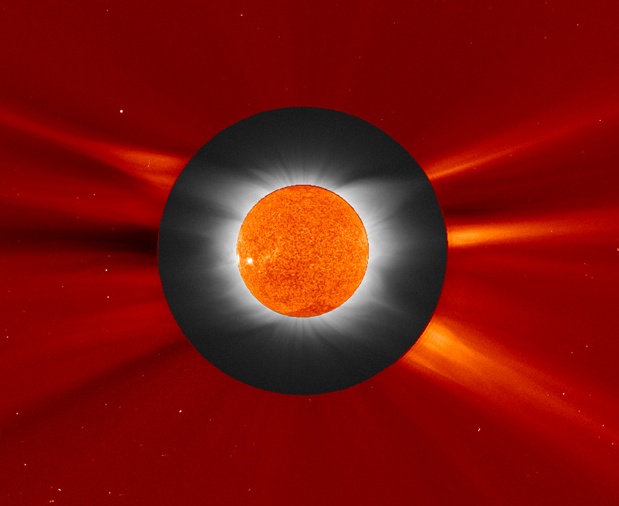Eclipse solaire SOHO et
