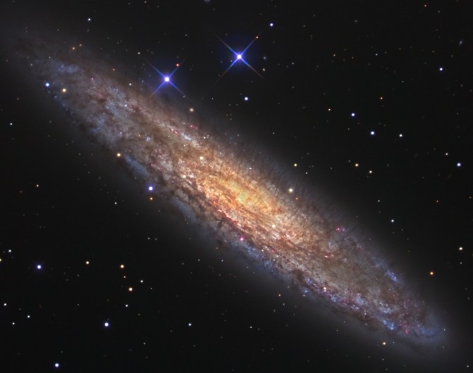 NGC 253 Dusty île Univers