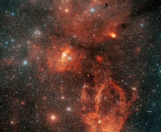 NGC 7635 Bubble dans une mer Cosmic