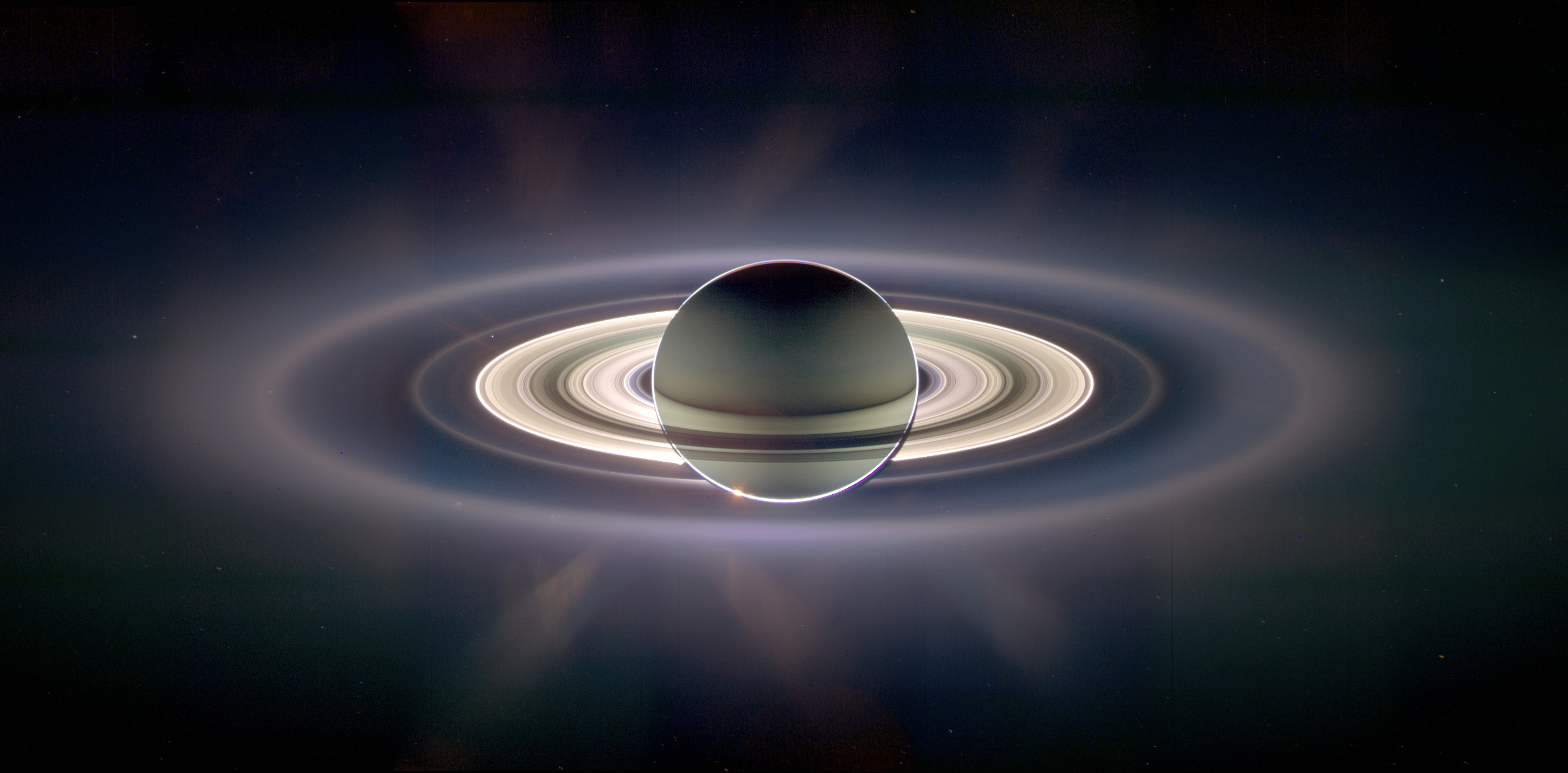 Saturnian eclipse