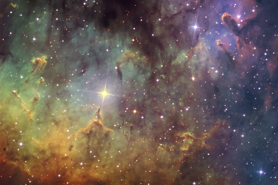 图片说明：NGC 7822，版权:Don Goldman