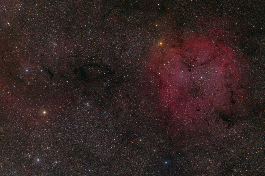 IC1396 و میدان ستاره ای اطراف آن