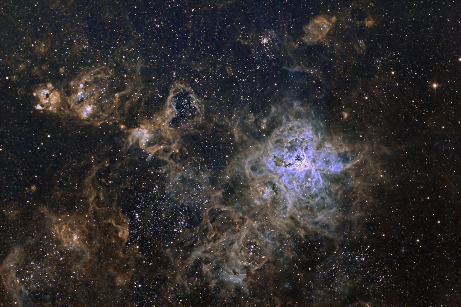 La Telaraña Cósmica de la Nebulosa Tarántula
