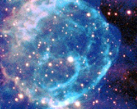 Una estrella de Wolf-Rayet haciendo burbujas