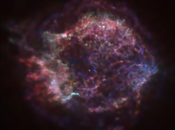Radiografía de restos de la supernova Cas A
