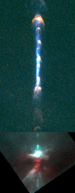 Chorro estelar de 12 años luz de longitud en HH111
