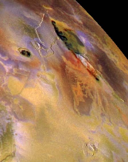 Zal Patera en la luna jupiteriana de Io