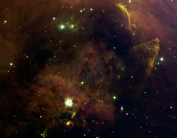 Panorama de rarezas en Orion A