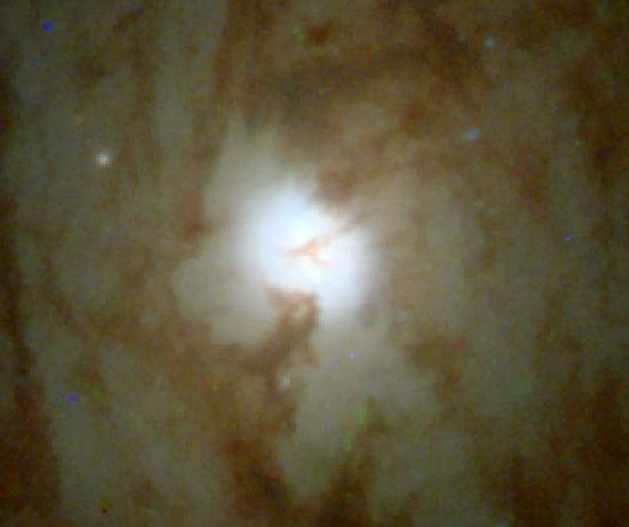 M51: El centro del remolino
