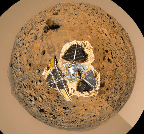 Ligeramente Encima del Mars Pathfinder