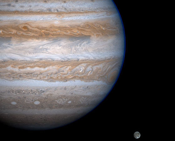 Júpiter mira a Ganimedes
