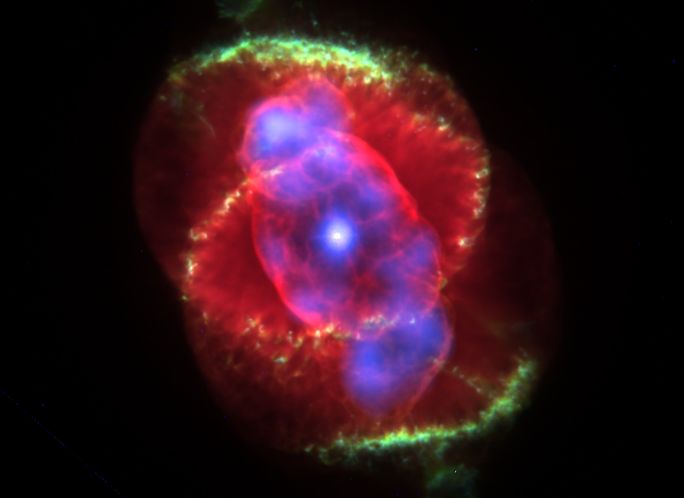 Rayos X en la Nebulosa del Ojo de Gato