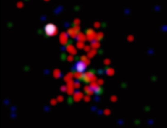 3C294: Lejano cúmulo de galaxias de rayos X