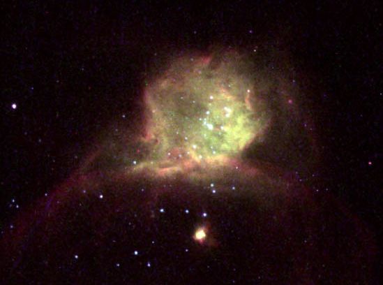 Región de formación de estrellas Hubble-X