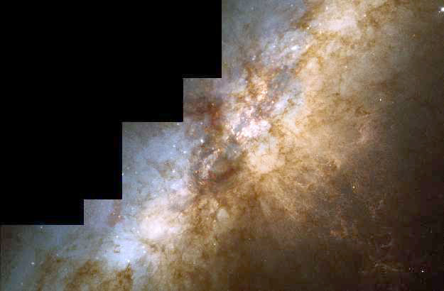 M82 después de la colisión