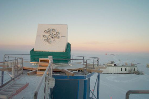 La Antártida detecta pequeña cantidad de materia normal procedente del Big Bang