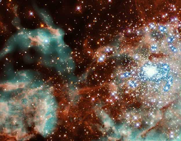Explota el cúmulo estelar R136