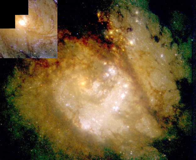 En el centro de la Galaxia Espiral M83