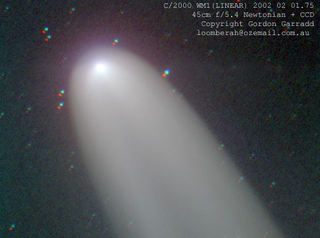 El Cometa LINEAR (WM1) Brilla en el Sur