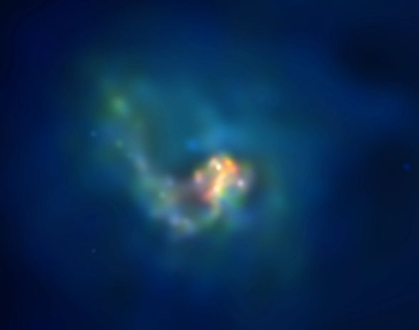 Cúmulo de Galaxias en X-Rays en Centauro