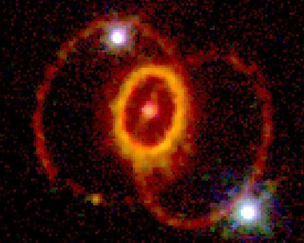 Los misteriosos anillos de la Supernova 1987A