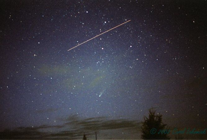 El Cometa Ikeya-Zhang se encuentra con la ISS