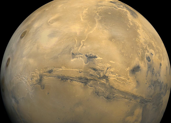 Valles Marineris: El Gran Cañón de Marte