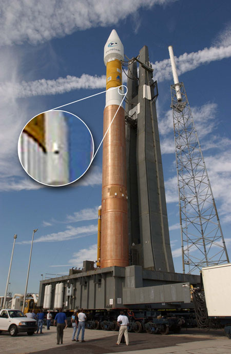 El cohete Atlas V se prepara para el lanzamiento