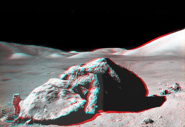 Apollo 17: Peñazco en Estéreo