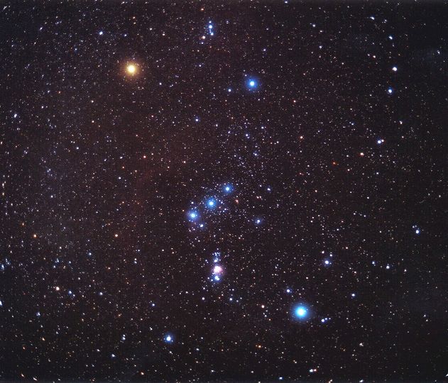 La preciosa constelación de Orión