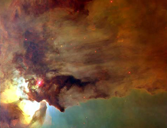 En el centro de la Nebulosa Laguna